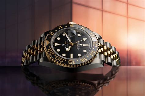 rolex gmt master black gold|Rolex gmt black and gray.